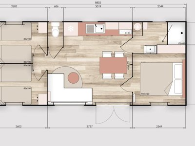 Cliquez pour découvrir toutes les photos de l'HÉBERGEMENT ! mobil-home - Liberté Verdon photo 2
