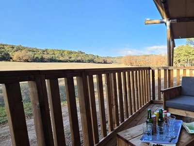 tente en toile et bois - Verdon Les Grands Domaines photo 5