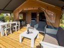 Cliquez pour découvrir toutes les photos de l'HÉBERGEMENT ! tente en toile et bois - camping Valamar Baska photo 3