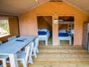 Cliquez pour découvrir toutes les photos de l'HÉBERGEMENT ! tente en toile et bois - camping Valamar Baska photo 7