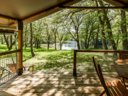 tente en toile et bois - camping Domaine Des Etangs De Taysse photo 2