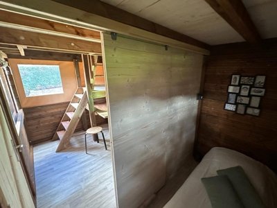 Cliquez pour découvrir toutes les photos de l'HÉBERGEMENT ! tente en toile et bois - Natur'camp Alsace photo 6