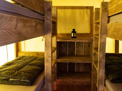 tente en toile et bois - Le Rivage Civraisien photo 7