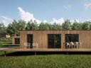 lodge - camping Le Hameau De L'Ourthe photo 2