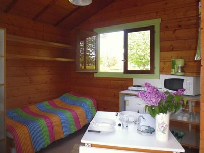 Cliquez pour découvrir toutes les photos de l'HÉBERGEMENT ! chalet - L'Échapée Verte photo 2