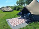 tente en toile et bois - village vacances Charmecamping & Appartementen De Regge-Vallei photo 2