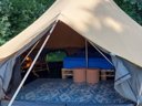 Cliquez pour découvrir toutes les photos de l'HÉBERGEMENT ! tente en toile et bois - village vacances Charmecamping & Appartementen De Regge-Vallei photo 2