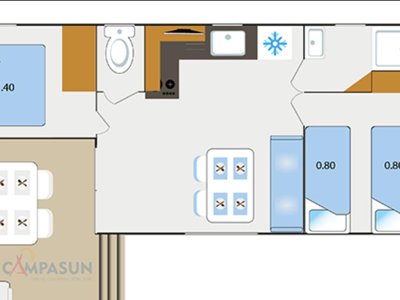 mobil-home - Les Lauriers Roses photo 7