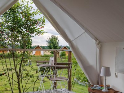 Cliquez pour découvrir toutes les photos de l'HÉBERGEMENT ! tente - Glamping Kolpa Resort photo 6