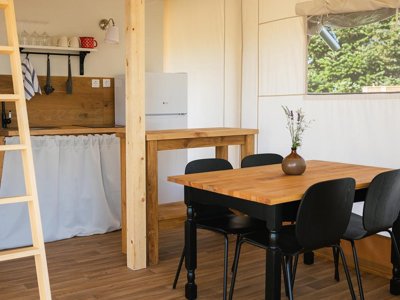 tente en toile et bois - Glamping Kolpa Resort photo 2