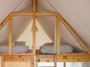 Cliquez pour découvrir toutes les photos de l'HÉBERGEMENT ! tente en toile et bois - camping Glamping Kolpa Resort photo 8