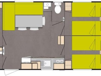 Cliquez pour découvrir toutes les photos de l'HÉBERGEMENT ! mobil-home - Domaine De Corneuil photo 6