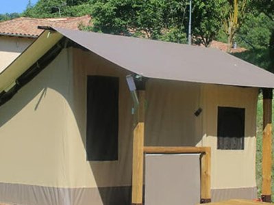 tente en toile et bois - Vidrà photo 1