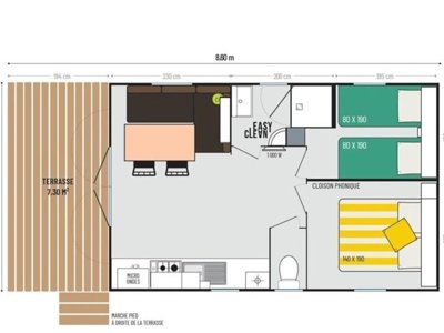 mobil-home - Les Sables D'argent photo 6