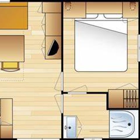 Cliquez pour découvrir toutes les photos de l'HÉBERGEMENT ! mobilhome - Les Sables D'Argent photo 4