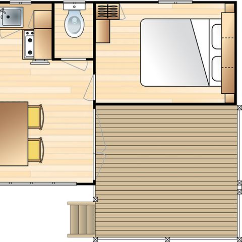 Cliquez pour découvrir toutes les photos de l'HÉBERGEMENT ! mobilhome - Les Sables D'Argent photo 4