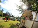 Cliquez pour découvrir toutes les photos de l'HÉBERGEMENT ! tente en toile et bois - camping Paradis Le Coiroux photo 6