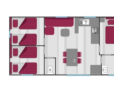 Cliquez pour découvrir toutes les photos de l'HÉBERGEMENT ! mobil-home - À La Rencontre Du Soleil photo 10