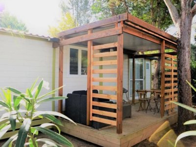 Cliquez pour découvrir toutes les photos de l'HÉBERGEMENT ! mobil-home - La Pinède Enchantée photo 6