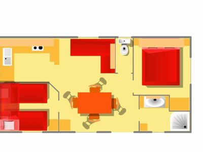 Cliquez pour découvrir toutes les photos de l'HÉBERGEMENT ! mobil-home - La Roche Percée photo 10