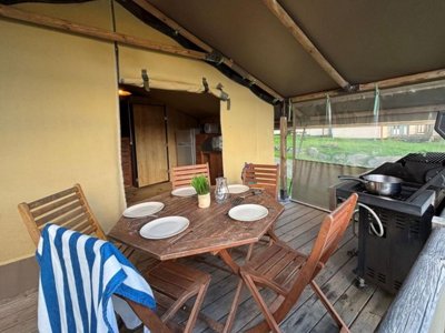 tente en toile et bois - Clos Mer Et Nature photo 10