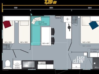 Cliquez pour découvrir toutes les photos de l'HÉBERGEMENT ! mobil-home - De Lanven photo 6