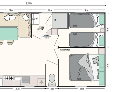 Cliquez pour découvrir toutes les photos de l'HÉBERGEMENT ! mobil-home - De Lanven photo 6