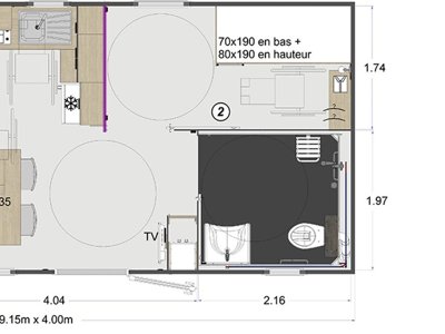 Cliquez pour découvrir toutes les photos de l'HÉBERGEMENT ! mobil-home - L'Arbre D'Or photo 2