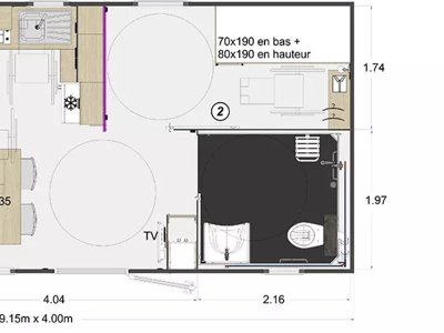 Cliquez pour découvrir toutes les photos de l'HÉBERGEMENT ! mobil-home - L'Arbre D'Or photo 8