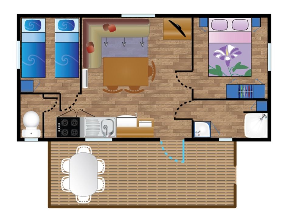 Cliquez pour découvrir toutes les photos de l'HÉBERGEMENT ! mobil-home - Les Embruns D'Oléron photo 4