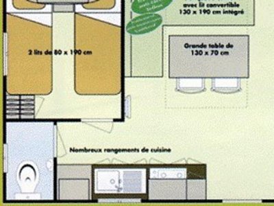 Cliquez pour découvrir toutes les photos de l'HÉBERGEMENT ! mobil-home - Le Bellevue photo 3