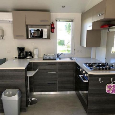 Cliquez pour découvrir toutes les photos de l'HÉBERGEMENT ! mobilhome - Les Lacs De Courtes photo 2