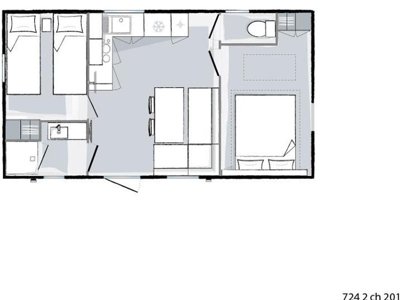 Cliquez pour découvrir toutes les photos de l'HÉBERGEMENT ! mobil-home - Flower Domaine De Pendruc photo 6