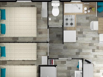 Cliquez pour découvrir toutes les photos de l'HÉBERGEMENT ! mobil-home - Flower Domaine De Pendruc photo 5