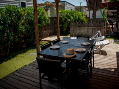 Cliquez pour découvrir toutes les photos de l'HÉBERGEMENT ! mobil-home - Robinson - Paradis photo 7