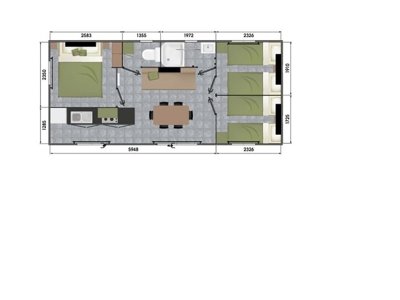 Cliquez pour découvrir toutes les photos de l'HÉBERGEMENT ! mobil-home - Maeva Escapades Millau Plage photo 7