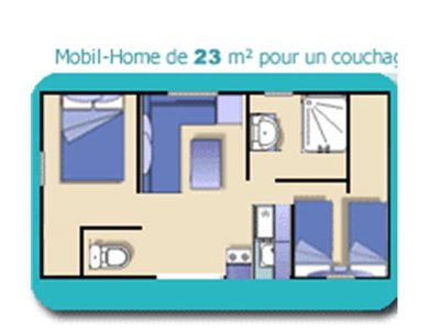 Cliquez pour découvrir toutes les photos de l'HÉBERGEMENT ! mobil-home - Flower Les Fauvettes photo 6