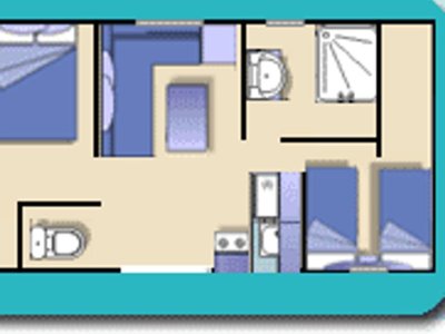 Cliquez pour découvrir toutes les photos de l'HÉBERGEMENT ! mobil-home - Flower Les Fauvettes photo 7