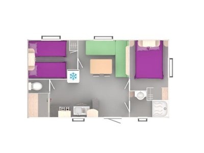 Cliquez pour découvrir toutes les photos de l'HÉBERGEMENT ! mobil-home - Bontempo La Yole photo 9