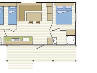Cliquez pour découvrir toutes les photos de l'HÉBERGEMENT ! mobil-home - Paradis - Naia Village photo 9