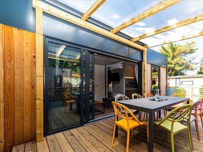 Cliquez pour découvrir toutes les photos de l'HÉBERGEMENT ! mobil-home - Paradis - Naia Village photo 2