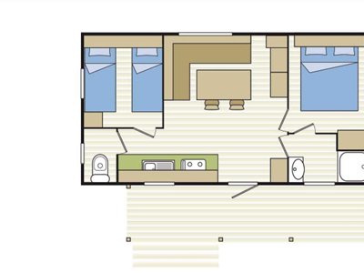 Cliquez pour découvrir toutes les photos de l'HÉBERGEMENT ! mobil-home - Paradis - Naia Village photo 6