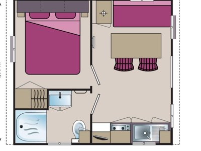 Cliquez pour découvrir toutes les photos de l'HÉBERGEMENT ! mobil-home - La Montagne photo 5