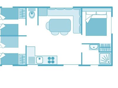 Cliquez pour découvrir toutes les photos de l'HÉBERGEMENT ! mobil-home - Le Chaponnet photo 7