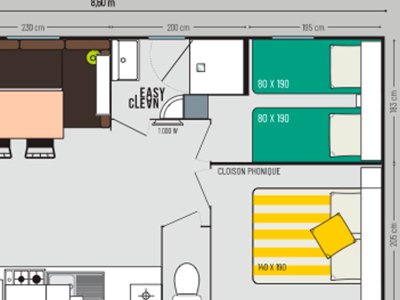 Cliquez pour découvrir toutes les photos de l'HÉBERGEMENT ! mobil-home - Namasté photo 3