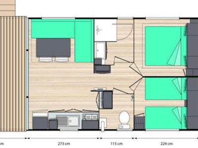 Cliquez pour découvrir toutes les photos de l'HÉBERGEMENT ! mobil-home - Namasté photo 7