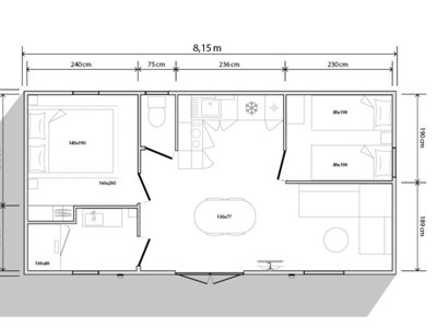 mobil-home - Du Moulin De Cantizac photo 7