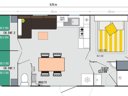 Cliquez pour découvrir toutes les photos de l'HÉBERGEMENT ! mobil-home - camping Du Moulin De Cantizac photo 2