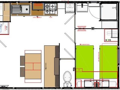 Cliquez pour découvrir toutes les photos de l'HÉBERGEMENT ! mobil-home - Lou Broustaricq photo 7