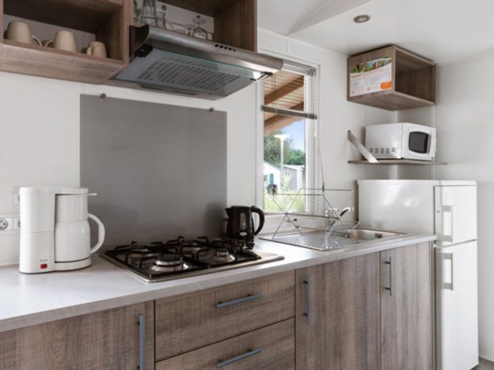 Cliquez pour découvrir toutes les photos de l'HÉBERGEMENT ! mobil-home - établissement Lou Broustaricq photo 2